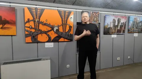 Santiago Pichel "Vanty" regresa a la pintura con "Ensueños" en Chantada.