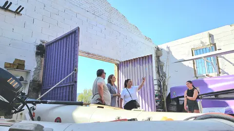 O Club de Remo Virxe da Guía leva máis dun ano sen teito nas súas instalacións e lamentou a falta de avances por parte do Concello.