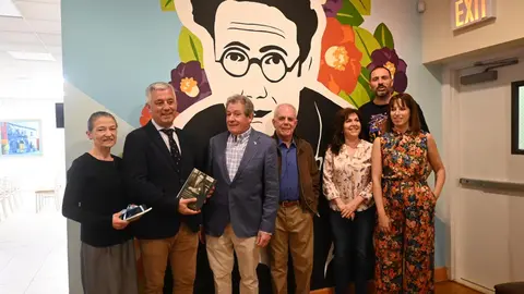 O secretario xeral da Lingua presentou en Nova York as actividades organizadas con motivo do 75 aniversario do pasamento do intelectual.