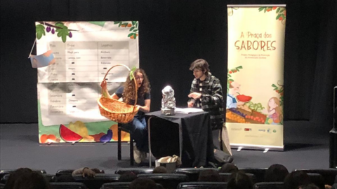 A Praça dos Sabores.