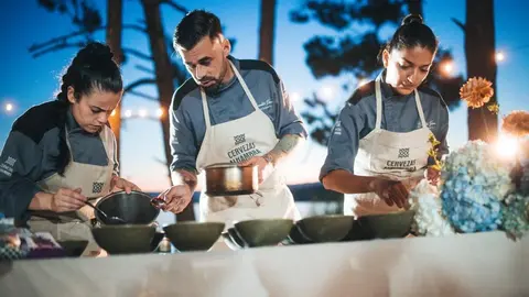 Brisa Medina, Carlos Insua y_Benedita Elisa.