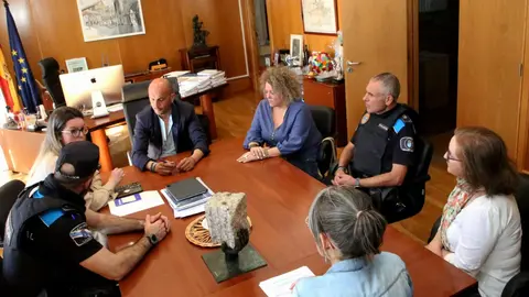 Un momento de la reunión