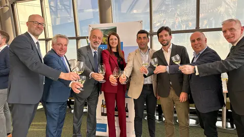 Durante a presentación de viños galegos no Parlamento Europeo, o presidente da Deputación destacou o papel do enoturismo e da DO Rías Baixas como embaixadores turísticos da provincia.