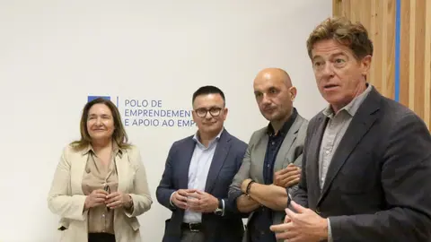 Lorenzo realizou estas declaracións durante a visita institucional ás instalacións do centro por parte do conselleiro de Emprego, Comercio e Emigración, José González, nun acto enmarcado na Semana da Administración Aberta 2025.