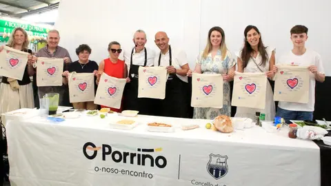 O Porriño enaltece o seu mercado con sabor e creatividade da man de Julio Mato.