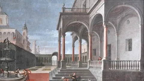 El misterioso cuadro del siglo XVI, 'Vista de ciudad'-