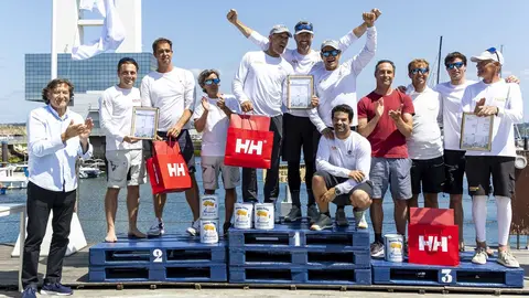 El podio de la Maeloc Open de España... HSN de Canarias, Marfío de Galicia y Patakin de Baleares. NEUZA AIRES.
