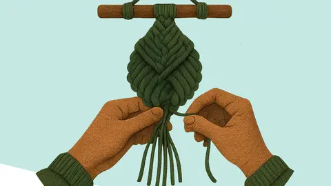 Macramé.