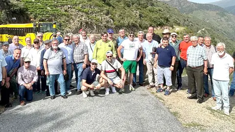 A recente visita con actividades culinarias e vitivinícolas á Ribeira Sacra.