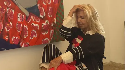 La artista Carmen Touza.