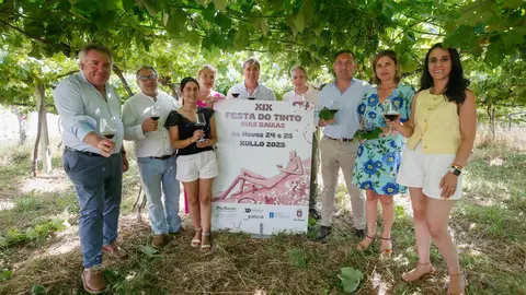 Presentación  de la Festa Tinto, As Neves.