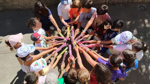 Energía y compañerismo en el campamento Ludoconcilia FEMUPO. ¡Listos para todo!