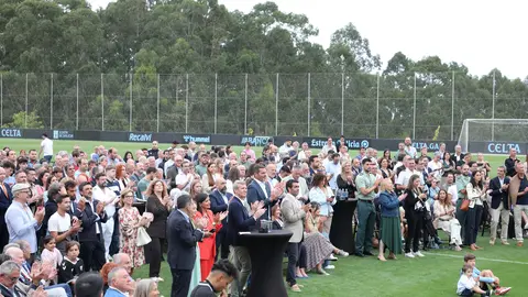 Autoridades y representantes del deporte local, entre los invitados a la colocación de la primera piedra de Afouteza.