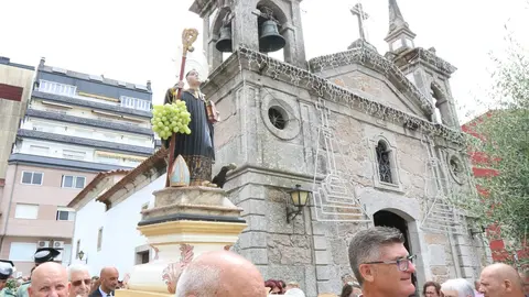 San Bieito do Porriño, en procesión.