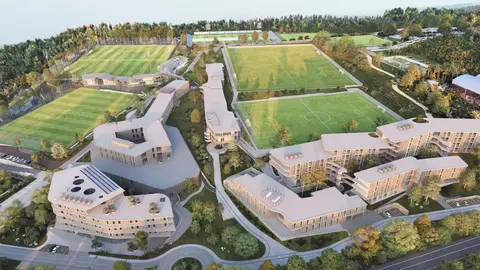 Así lucirá Celta360: Una visión de futuro del ambicioso proyecto del RC Celta, que transformará la Ciudad Deportiva Afouteza en un centro de referencia en deporte, salud y tecnología.