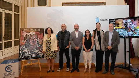 El director de Turismo de Galicia y la delegada de la Xunta en A Coruña participaron en la presentación de la programación de las fiestas herculinas y por la tarde visitarán el montaje del Morriña Festival.