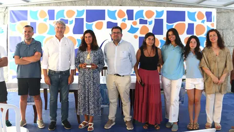 Presentadores, colaboradores y familiares de Ignacio Montenegro.