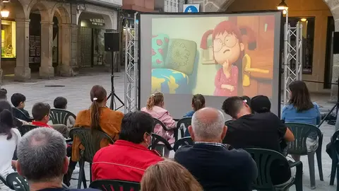 Cine en la calle, en O Porriño.