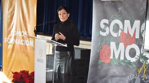 La alcaldesa de Mos, Nidia Arévalo. ARCHIVO.