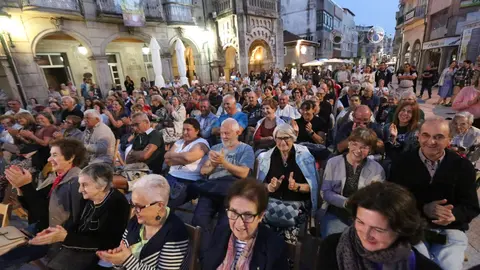 Público asistente ao monólogo de Isabel Risco.