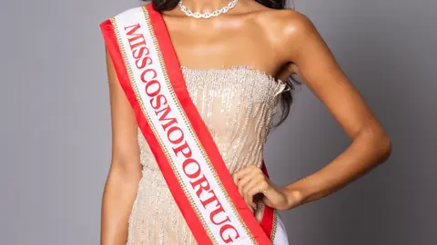 A jovem Céline Esteves Rodrigues, de Arcos de Valdevez, no dia da sua nomeação oficial como Miss Cosmo Portugal 2025.