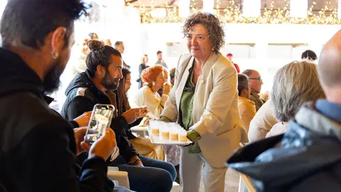 Degustación de avena negra.