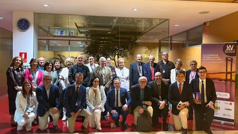Grupo de algunos de los participantes en el congreso.