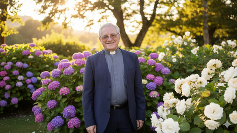 Constantino Fernández Estévez, quien ha sido párroco en Nigrán desde el año 2000, asume su nueva labor de acompañamiento espiritual como capellán de la Residencia Santa Marta de Vigo.