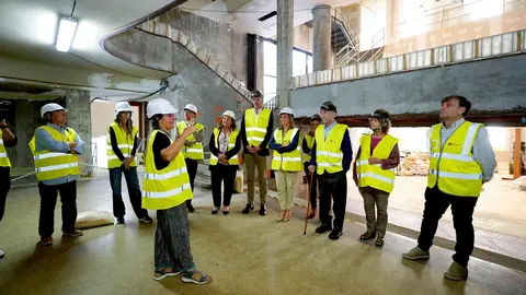 O representante do Goberno galego, López Campos, sadianta que no vindeiro ano rematarase o proxecto básico e de execución e licitaranse as obras que comezarán en 2027.