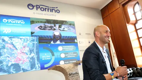 Alejandro Lorenzo explica la distribución de las ayudas de Diputación de Pontevedra.