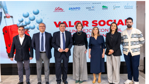Presentación del informe «El valor social de un mejor control de la obesidad en España», elaborado por la Fundación Weber para Lilly, con la participación de expertos, profesionales sanitarios y representantes de pacientes.