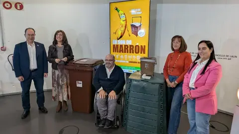 La conselleira de Medio Ambiente e Cambio Climático visitó hoy Lalín, uno de los municipios beneficiarios este año de las aportaciones para mejorar la gestión de la basura orgánica