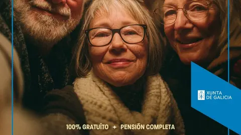 O programa “Xuntos polo Nadal” ofrece compañía e actividades para que as persoas maiores non pasen soas estas festas.