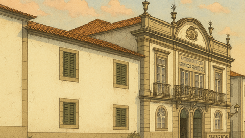 Antigo edifício de Serviços Públicos de Valverde.