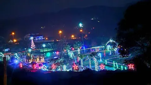 M&aacute;s de 7.000 metros de luces en el parque de ocio y meriendas de Panque, Barcelos.
