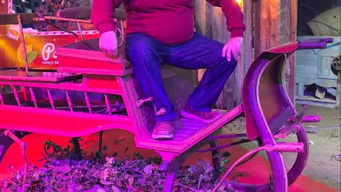 Pinto, ide&oacute;lgo y fundador de Parque de Ocio y Meriendas Panque, en Barcelos.