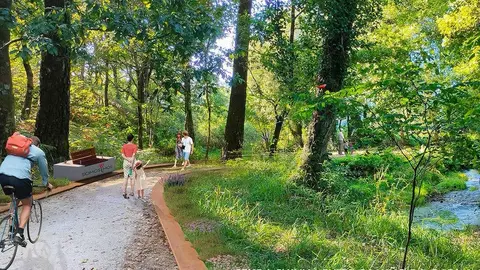 Infograf&iacute;a da senda do Louro. CONCELLO DE MOS.