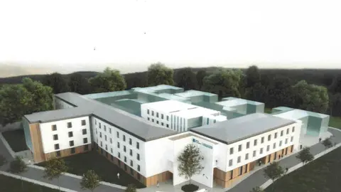 Imagen del proyecto del nuevo centro de salud de Mos, que contar&aacute; con 2.740 m&sup2; y un 65% m&aacute;s de superficie que el actual.