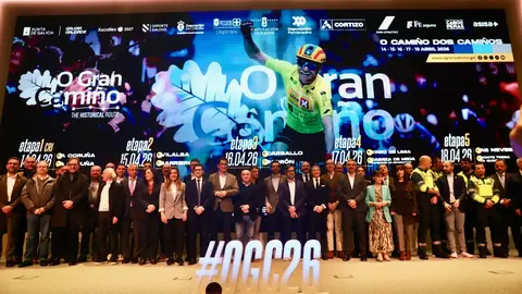 Autoridades de la Xunta y representantes de la organizaci&oacute;n presentan la quinta edici&oacute;n de O Gran Cami&ntilde;o. The Historical Route, que se disputar&aacute; del 14 al 18 de abril recorriendo las cuatro provincias gallegas y reforzando la proyecci&oacute;n internacional de Galicia a trav&eacute;s del ciclismo.