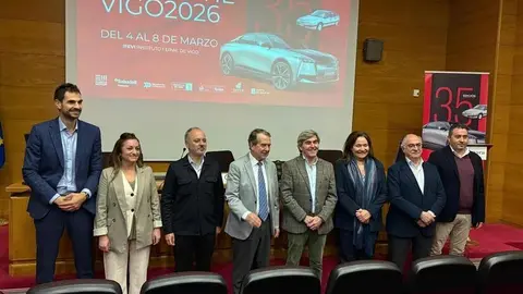 Presentaci&oacute;n oficial da XXXV edici&oacute;n do Sal&oacute;n do Autom&oacute;bil de Vigo no sal&oacute;n de actos da C&aacute;mara de Comercio, cita que reunir&aacute; 55 marcas no IFEVI do 4 ao 8 de marzo.