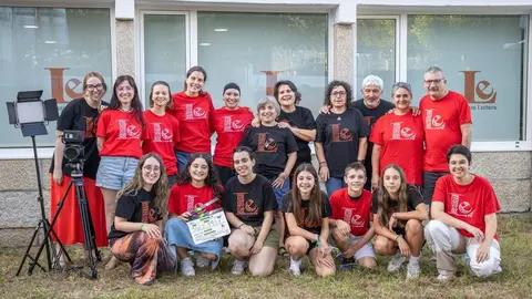 Integrantes y fundadoras de la Asociaci&oacute;n &Eacute;rguete durante una movilizaci&oacute;n contra el narcotr&aacute;fico, movimiento ciudadano surgido en Galicia en los a&ntilde;os 80.