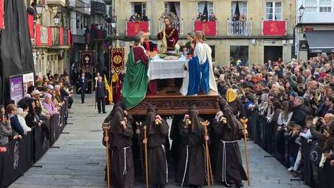 Procesi&oacute;n de la &uacute;ltima Cena: La Cena o 'Los Ap&oacute;stoles' (Juan Sarmiento, 1808). R. LEDO.