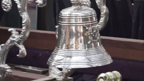 Detalle del anda del Sant&iacute;simo Cristo de la Piedad. R. LEDO.