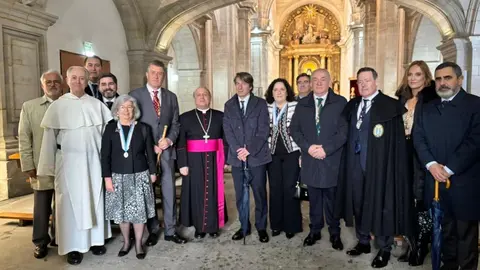 Autoridades civiles, militares y eclesi&aacute;sticas participaron en la tradicional Funci&oacute;n del Voto celebrada en la iglesia de Santo Domingo de A Coru&ntilde;a.