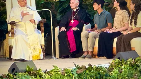 "&iexcl;Somos libres en Cristo!": el mensaje de Le&oacute;n XIV a la juventud espa&ntilde;ola.