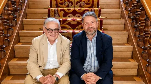 Alberto Barciela y V&iacute;ctor Cageao.