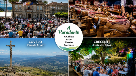 A Paradanta re&uacute;ne catro concellos con personalidade propia &mdash;A Ca&ntilde;iza, Arbo, Covelo e Crecente&mdash; que comparten un extraordinario patrimonio natural, unha fonda tradici&oacute;n rural e algunhas das festas gastron&oacute;micas e culturais m&aacute;is representativas do interior da provincia de Pontevedra.