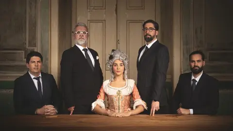 Imagen de la campa&ntilde;a &laquo;Lugar &agrave; Mesa&raquo;, que denuncia mediante una met&aacute;fora visual la desigualdad entre mujeres y hombres en el acceso a los puestos de decisi&oacute;n. DARYAN DORNELLES.