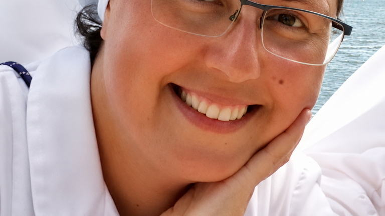 La hermana Mar&iacute;a, viguesa y miembro de la Congregaci&oacute;n de San Jos&eacute; de Cluny, realizar&aacute; este s&aacute;bado su profesi&oacute;n perpetua en la capilla del colegio vigu&eacute;s donde comenz&oacute; a descubrir su vocaci&oacute;n religiosa.