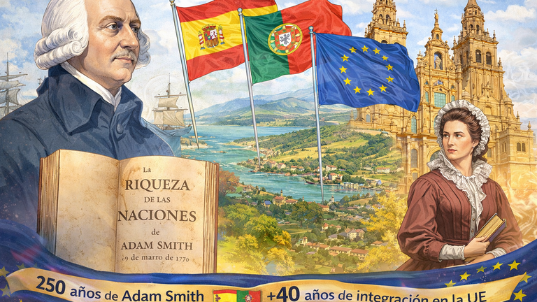 La Fundación Juana de Vega conmemora los 250 años de Adam Smith y los 40 años de la UE con unas jornadas en la USC